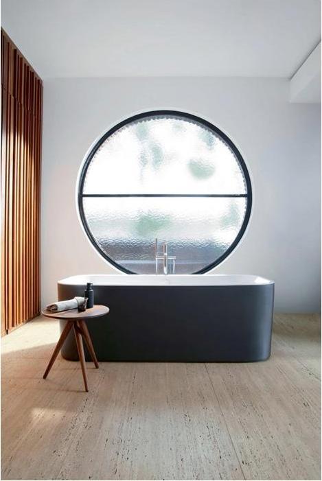 Actual product image Duravit Oval bathtub Happy D,2 Plus 80 x 180 cm graphite smooth matt 7004538000000 (170 l, 180 cm, 80 cm)