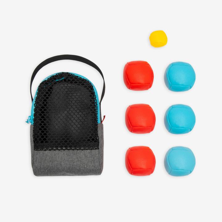 Actual product image Decathlon Set of 6 pétanque balls ENTER 500 SOFT Indoor Outoor (6 x)