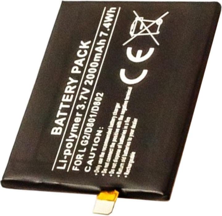 Actual product image AccuCell Akku LG G2 Akku BL-T7, LG D801, D802, G2