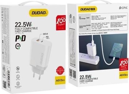 Produktbild Dudao 22.5W PD+QC3.0 USB+Type C + Ligh. cable (22.50 W)