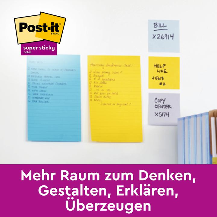 Productafbeelding Post-it Super Sticky (102 x 152 mm)