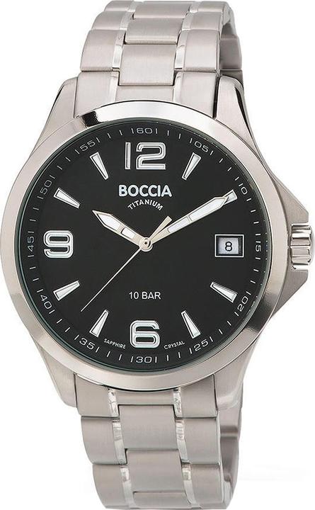 Produktbild Boccia 3591-02 Herrenuhr Titanium 41mm 10ATM (Analoguhr, 41 mm)
