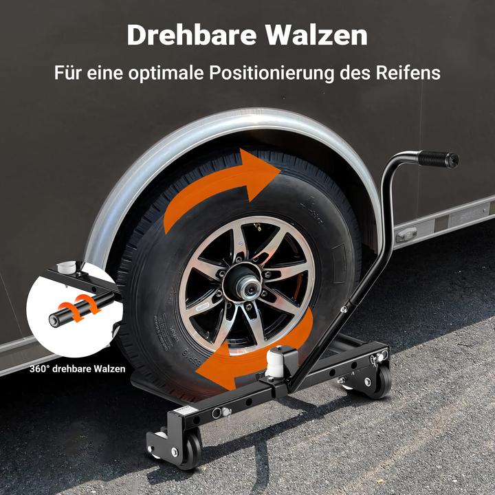 Produktbild XPOtool Reifenmontagewagen 250 kg Radheber 17-56,5 cm (6,5-22,5") Radmontage