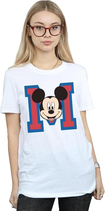 Actual product image Disney Womens/Ladies M Mickey Mouse Cotton Boyfriend T-Shirt (S)