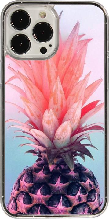 Actual product image PhoneLook Cover transparent Purple Pink Pineapple (Apple iPhone 13 Pro Max)