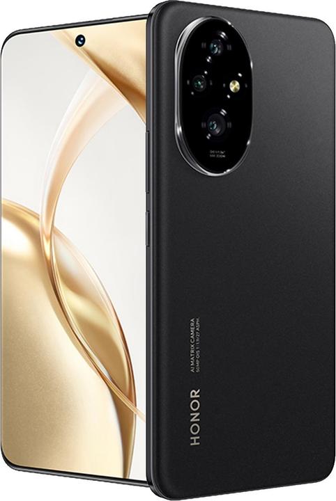 Image du produit Honor 200 (256 Go, Noir, 6.70", Double SIM, 50 Mpx, 5G)