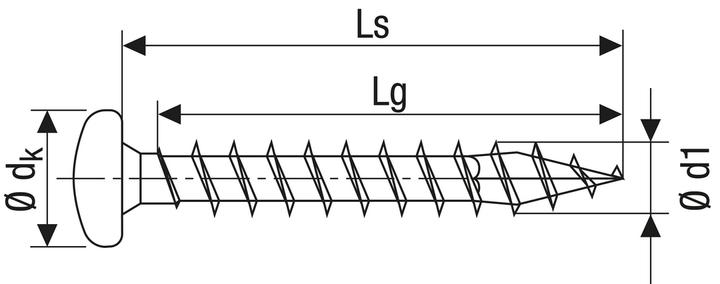 Produktbild Spax Spanplattenschrauben PH T15 3,5x12 mm (1000 Schrauben pro Stück)