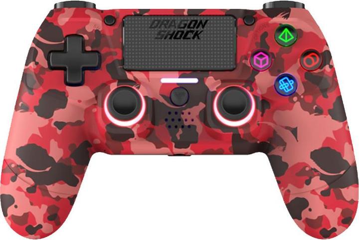 Produktbild DragonShock Controller Miraz Wireless rot camo PS4 (Playstation Classic)