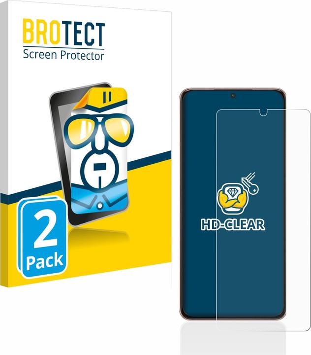 Actual product image BROTECT Screen Protector Clear (2 Piece, Samsung Galaxy S21 Ultra 5G)