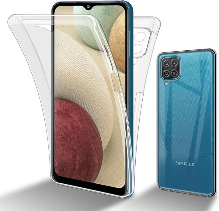 Produktbild Cadorabo TPU 360 Grad Case Cover (Samsung Galaxy A12, Samsung Galaxy M12)