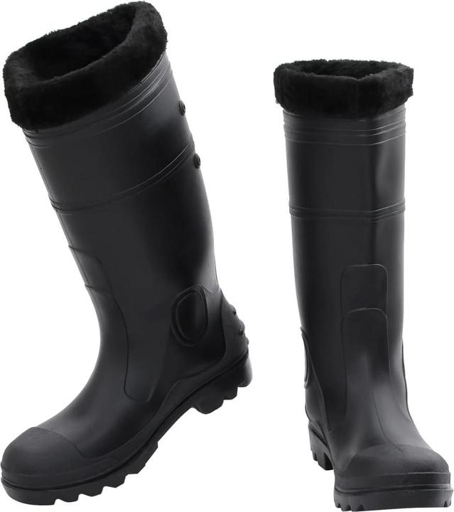 Actual product image VidaXL Rubber boots with removable inner lining size PVC (42)