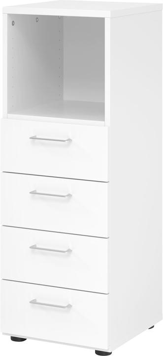 Immagine prodotto Scaffale 3OH, 4 cassetti, BS bianco/bianco