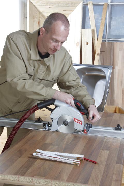 Actual product image Metabo Diving and hand circular saw KSE 55 Vario Plus