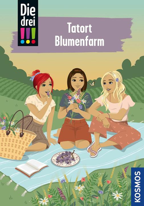 Produktbild Kosmos Die drei!!!, 109, Tatort Blumenfarm (Deutsch, Ina Biber, Jule Ambach, 2024)