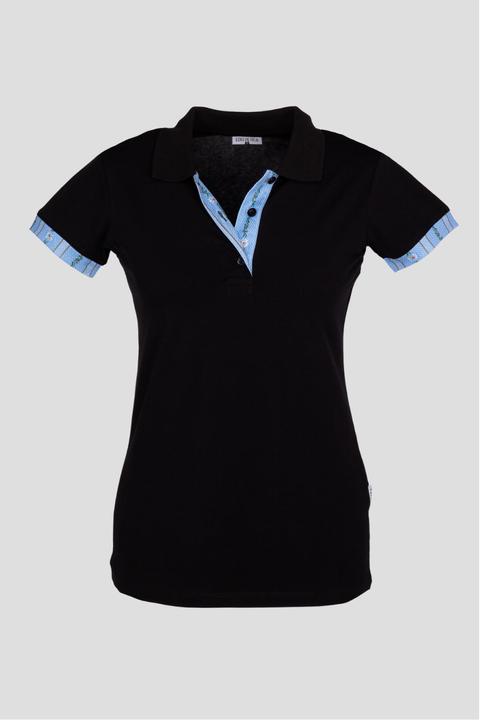 Produktbild Edelvetica Polo Shirt Edelweiss Krageninnenseite & Armabschluss Damen (XL)