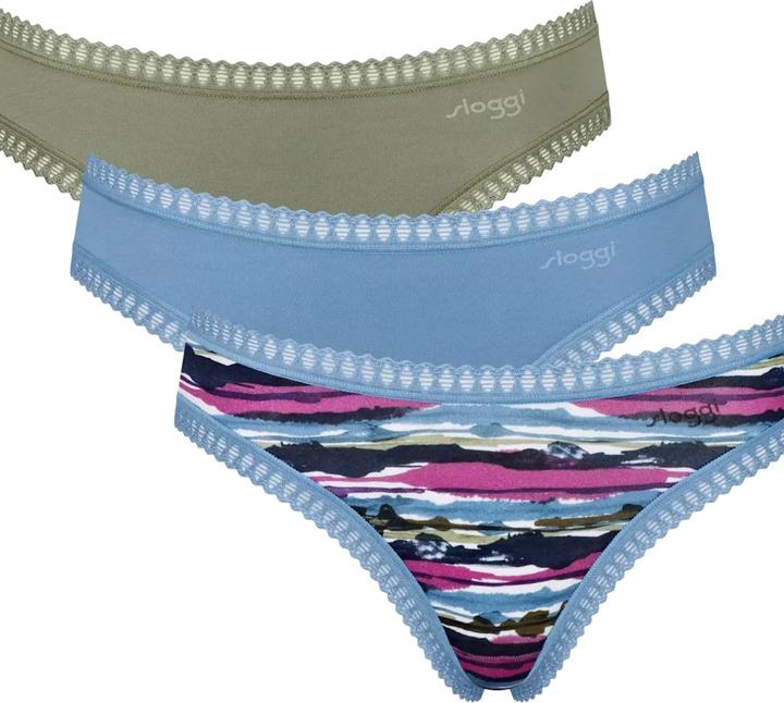 Sloggi Slip GO CRUSH MINI Hipster 3er Pack