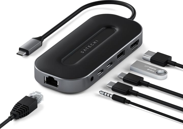 Satechi ST-U4MGEM (USB-C, 7 Havens)