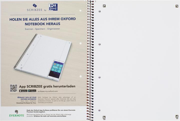 Produktbild Oxford Collegeblock (A4+, Blanko, Harter Einband)