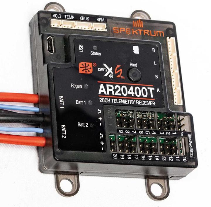 ar20400t Récepteur de télémétrie powersafe 20 canaux