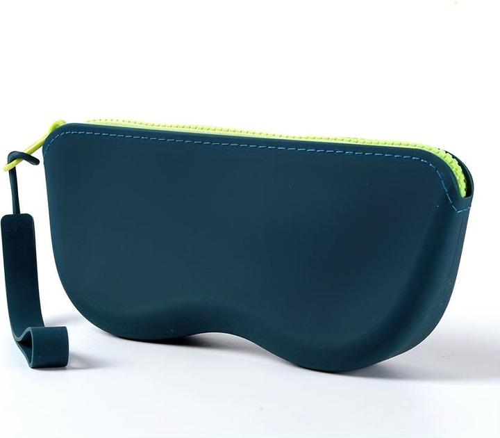 Actual product image Only-Bags.Store Silikon-Brillenetui, minimalistisches Design, langlebig, wasserdicht, RFID-Blockierung, mit