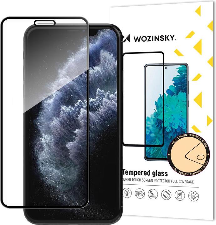 Produktbild Wozinsky super tough full glue tempered glass full screen with frame case friendly Apple iphone 11 p (1 Stück, Apple iPhone XS, Apple iPhone 11 Pro)