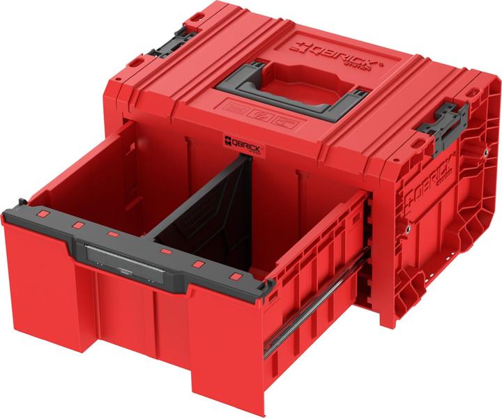 Actual product image Qbrick Box with drawer System PRO 2.0 DRAWER 1 TOOLBOX BASIC RED Ultra HD Custom
