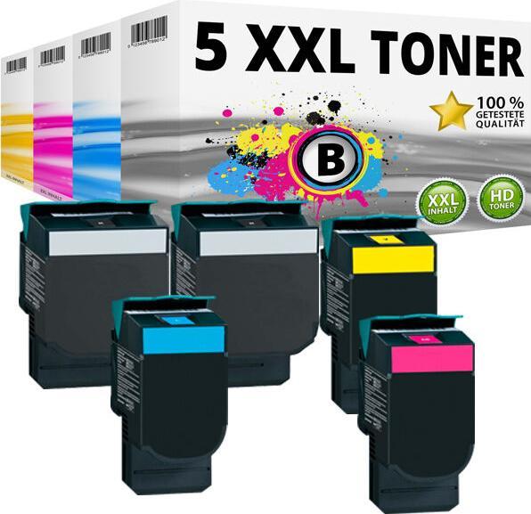 Produktbild Druckfuxx 5 XL TONER für LEXMARK CS317DN CS417DN CS517DE CX317DN CX417DE CX517DN