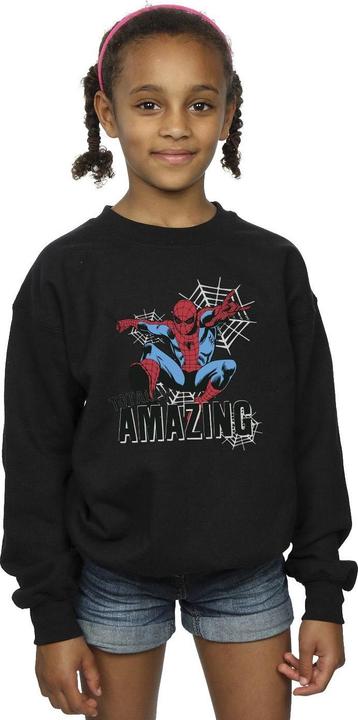 Produktbild SpiderMan Amazing Sweatshirt Mädchen (116)