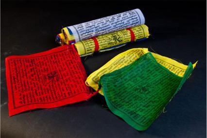 Actual product image Berk Tibetan prayer flags large