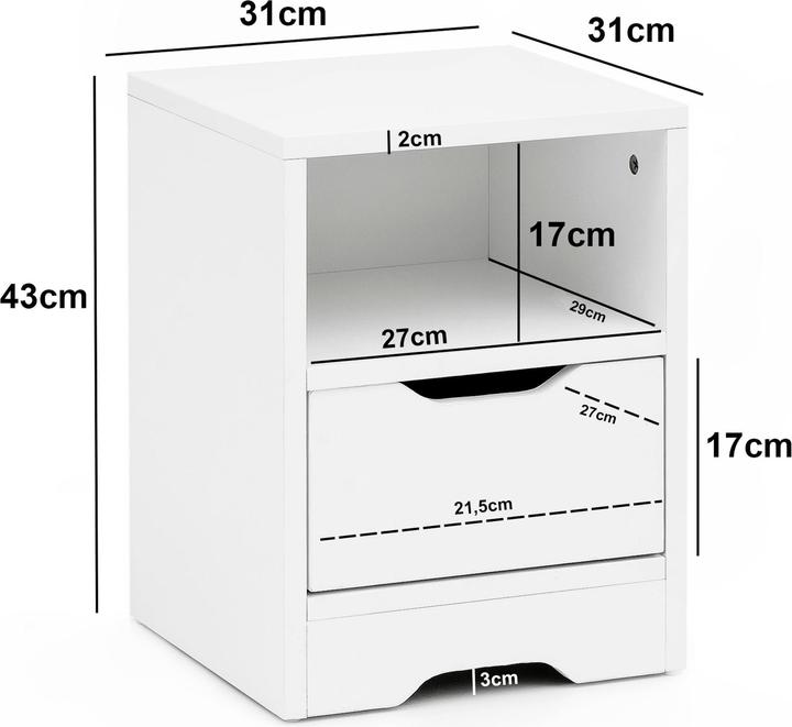 Actual product image Wohnling Pagus (31 x 31 x 43 cm)