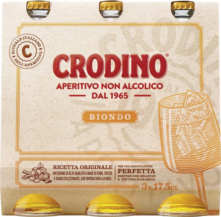 Produktbild Crodino Biondo, 3x17.5cl