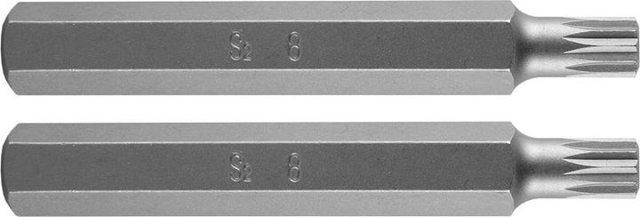 Produktbild Neo Tools SPLINE TIP M8 X 75 MM S2 X 2 vnt. 10-906 NEO (M8)