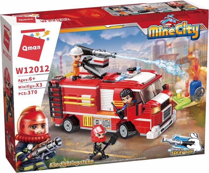 Actual product image Qman Fire department fire truck