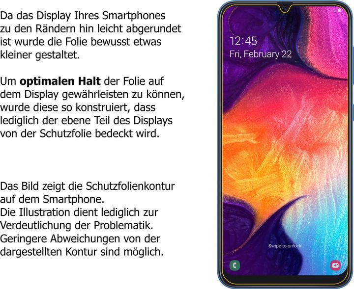 Actual product image Dipos Crystalclear (2 Piece, Samsung Galaxy A50)