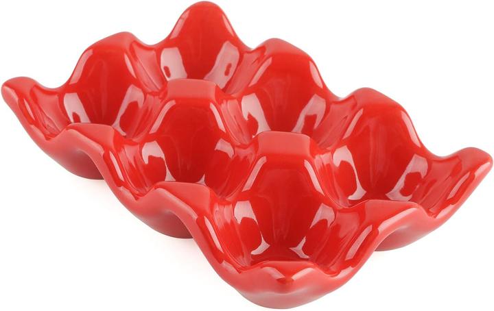 Productafbeelding Homerely Elegante keramische eierdop met 6 compartimenten (1 x)