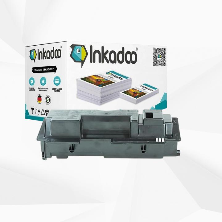 Actual product image Inkadoo Toner compatible to Kyocera/Mita 1T02FM0EU0 / TK-18 Toner, black Black (FC)