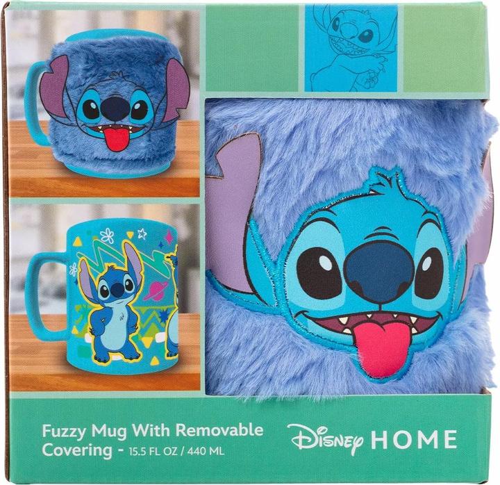 Actual product image Pyramid Lilo & Stitch fuzzy mug Stitch (440 ml, 1 x)