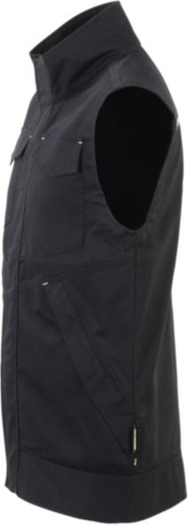 Actual product image Planam Stretchline waistcoat black size XS (XS)