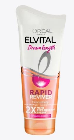 Actual product image L'Oréal Paris Elvital, Hair Treatment Rapid Reviver, hair treatment, 180 ml (180 ml)