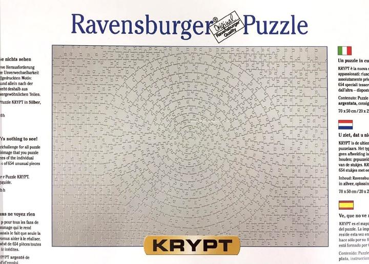 Produktbild Ravensburger Krypt Silver (654 Teile)