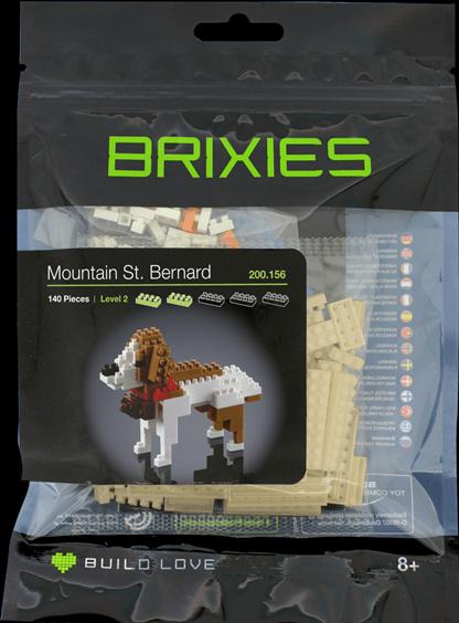 Actual product image Brixies San Bernardo dog