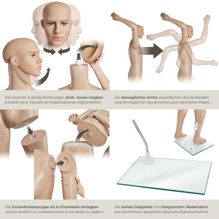 Produktbild tectake Mannequin