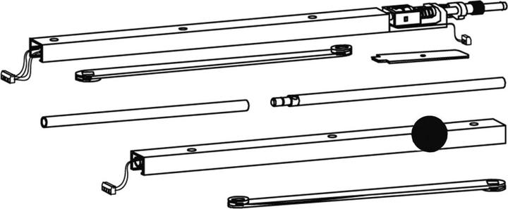 Actual product image Dormakaba Sliding rail closing sequence controller G 96 GSR-EMF 1 / K8 / K12 (Room door, Entrance door, Wooden door, French window)