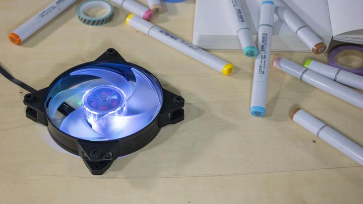 Actual product image Cooler Master MasterFan Pro 120 Air Pressure RGB (120 mm, 1 x)