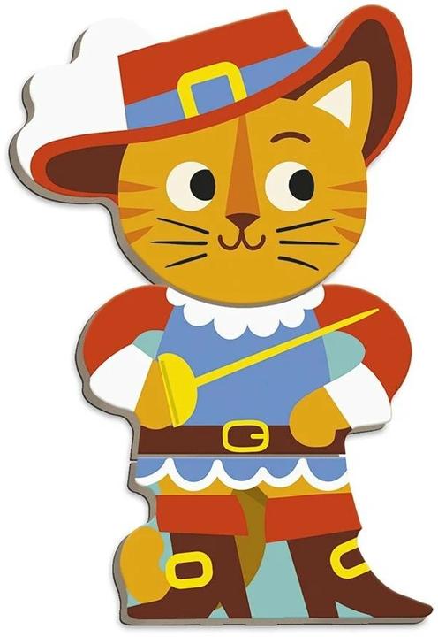 Actual product image Janod Magnet book fairy tale (German, English, Italian, French)