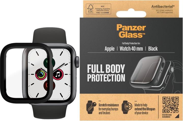 Produktbild PanzerGlass Full Body (Apple Watch Series 5, Apple Watch Series 6, Apple Watch SE, Apple Watch Series 4)