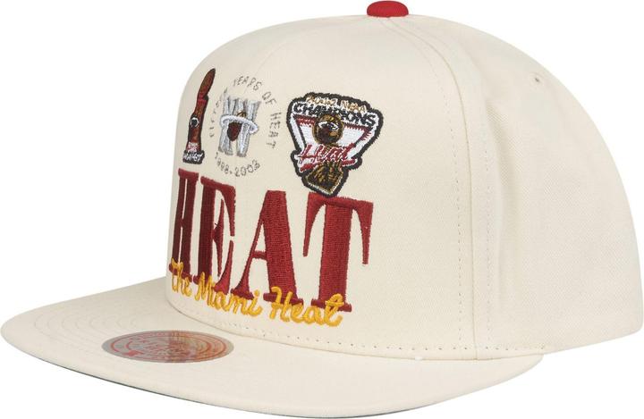 Image du produit Mitchell & Ness Snapback Cap - RETRO FRAME Miami Heat (Taille unique)