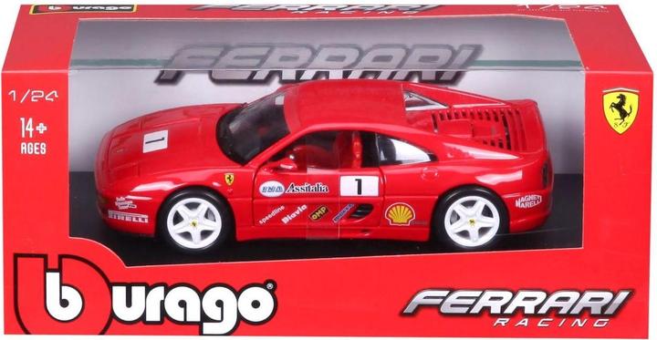 Immagine prodotto Bburago Ferrari R&P F355 Challenge Racing 1/24 rosso