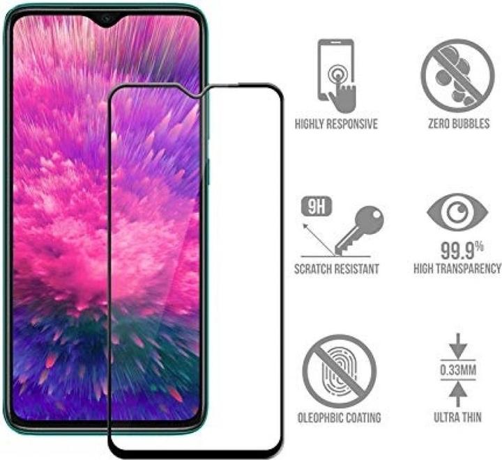 Produktbild Screenguard Xiaomi Redmi Note 8T Full Screen Panzerglas Schutzfolie 2.5D 9H (1 Stück, Xiaomi Redmi Note 8T)