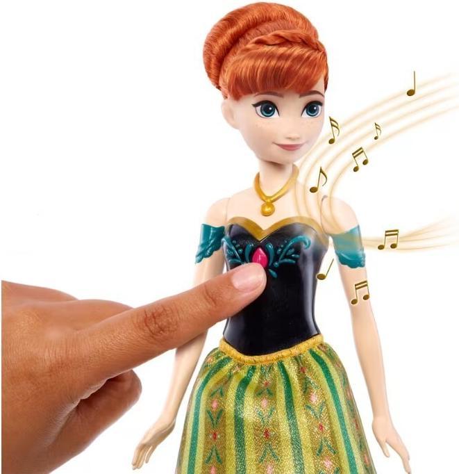 Image du produit Mattel Disney Frozen Singende Prinzessin Anna Puppe JDX53